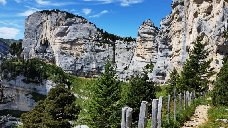 randonnée au passage de l'Aulp du Seuil  massif de la Chartreuse