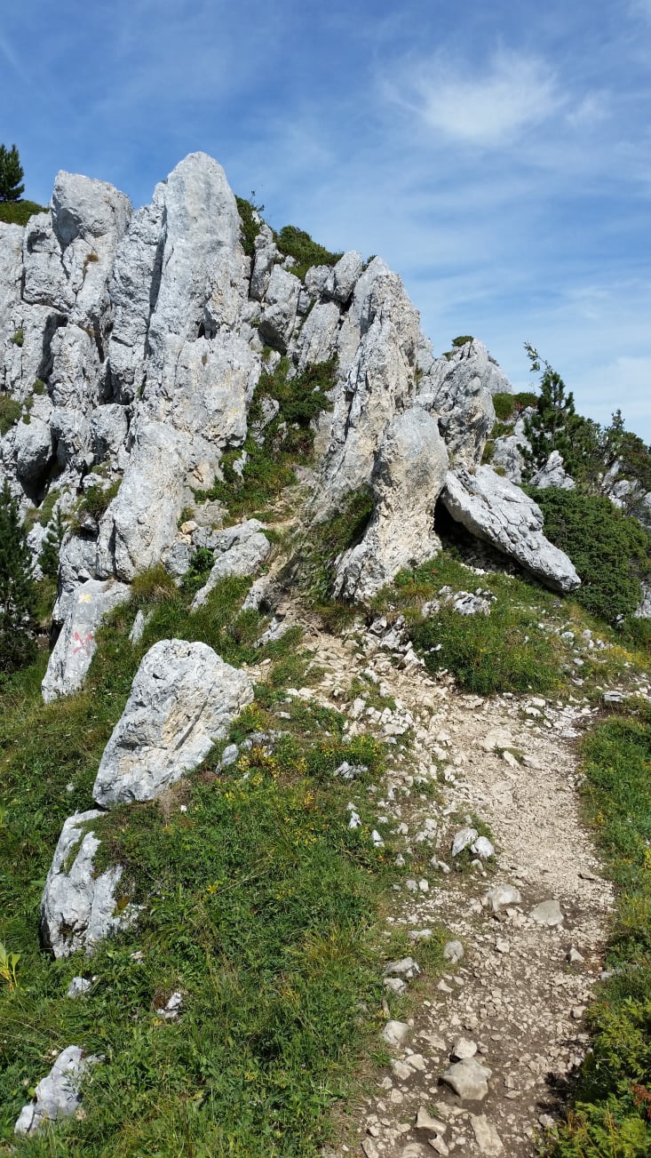 randonnée dans le  massif de la Chartreuse au Mont Granier  Pas des Barres 
