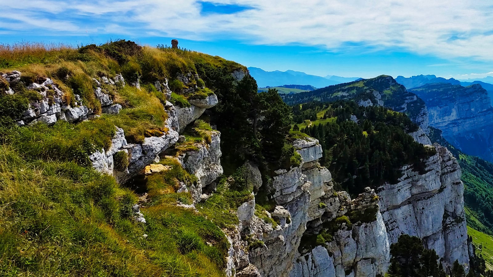 Le sommet du Mont Granier  nord randonnée massif de la Chartreuse