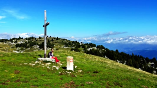 Le Col et la Croix de l'Alpe  randonnée dans le massif de la Chartreuse France