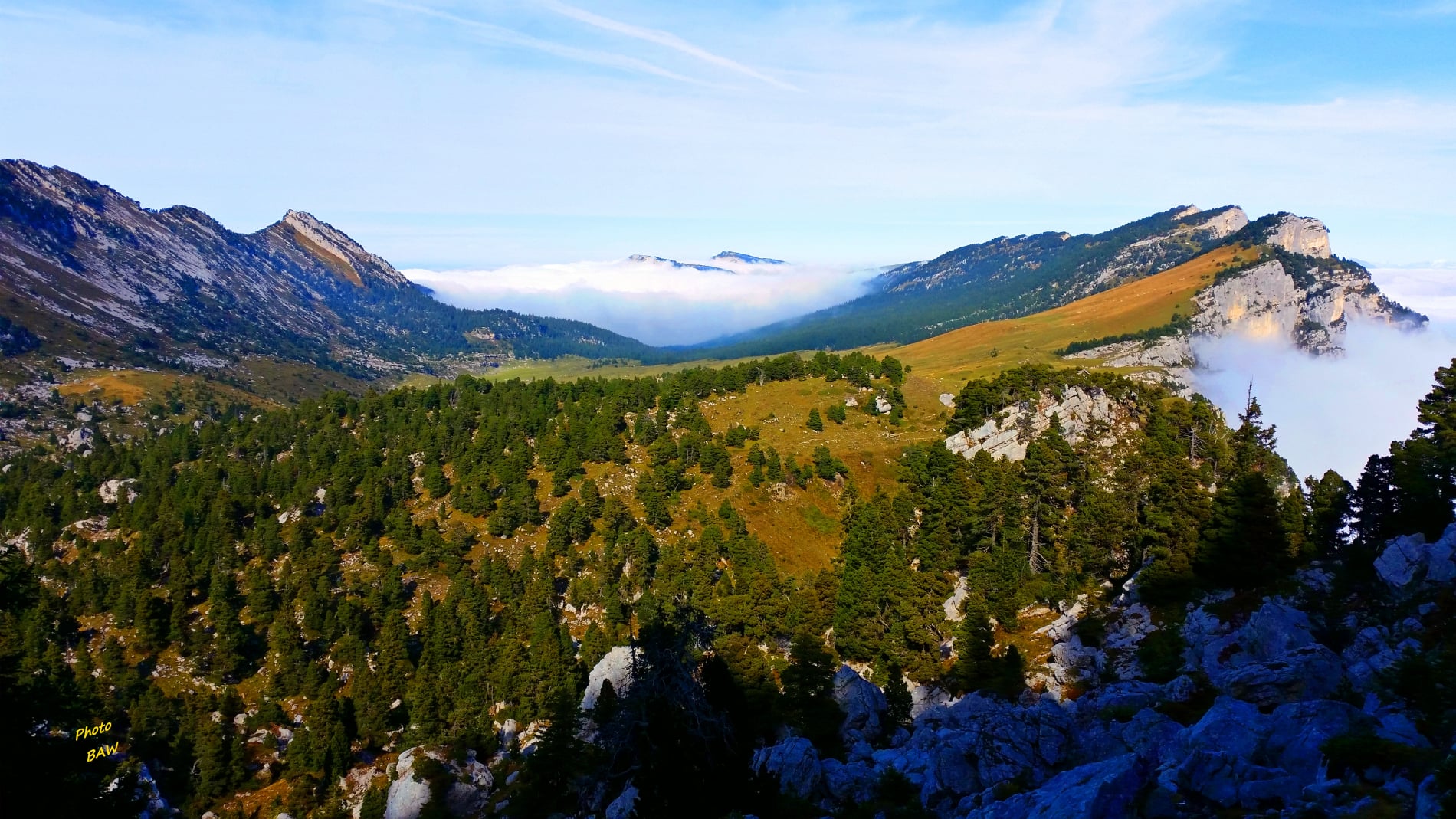 randonnée à la lance sud de Malissard vallon de Marcieu massif de la Chartreuse