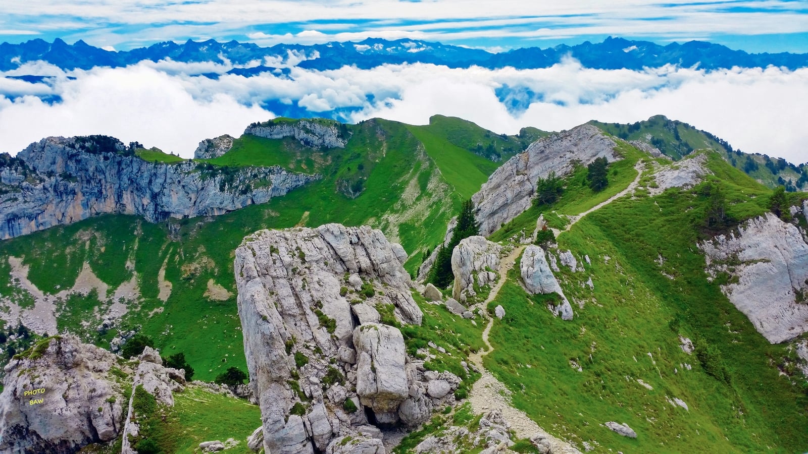 sangle de crête de Malissard randonnée massif de la Chartreuse