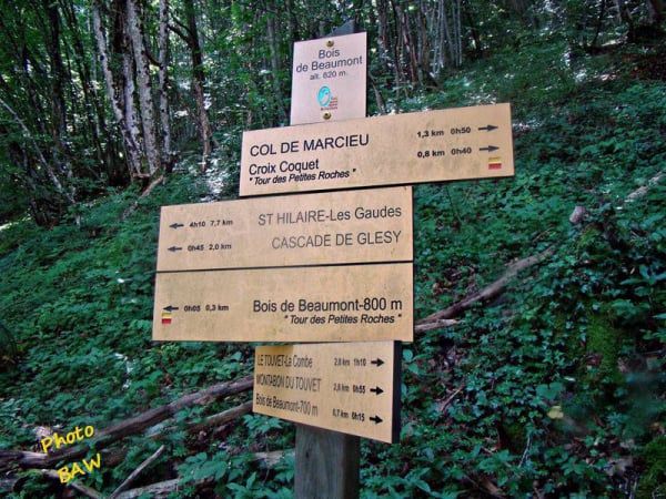 randonnée col de Marcieu massif de la Chartreuse