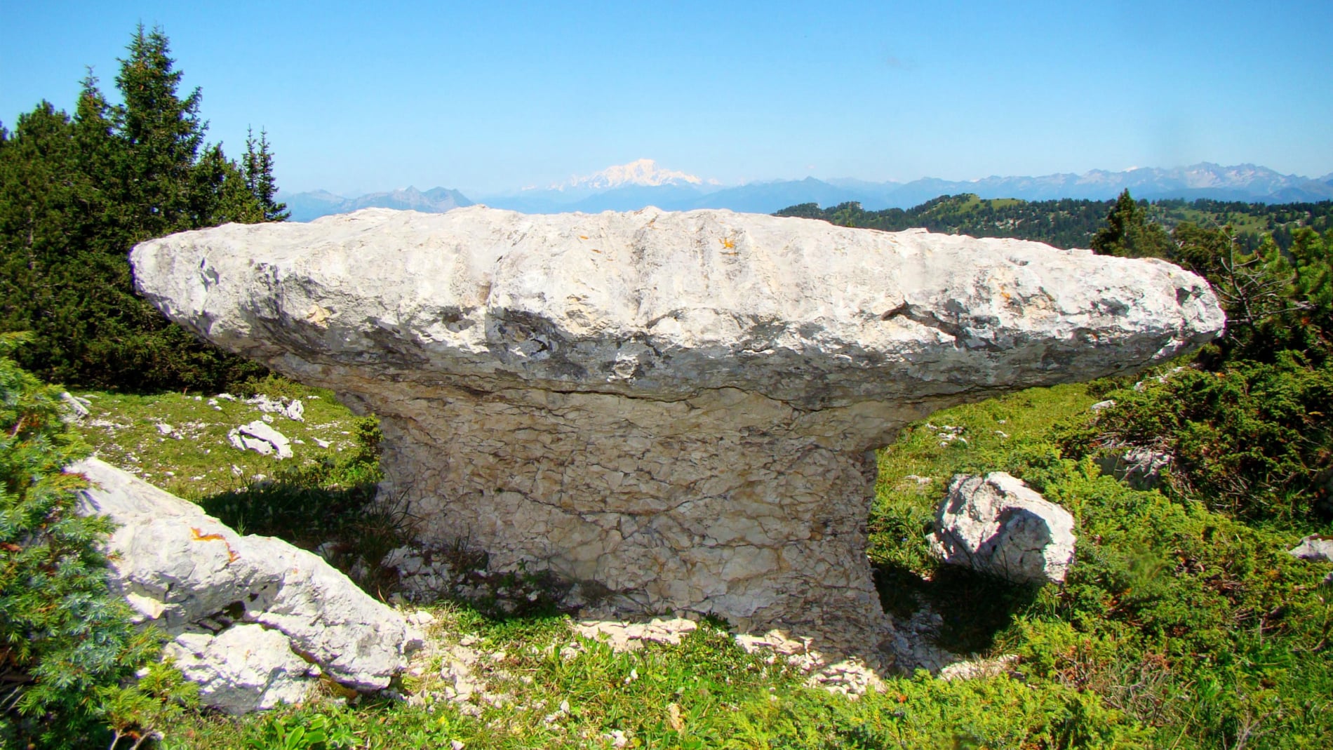 randonnée au mont Pinet les champignons de pierre massif Chartreuse