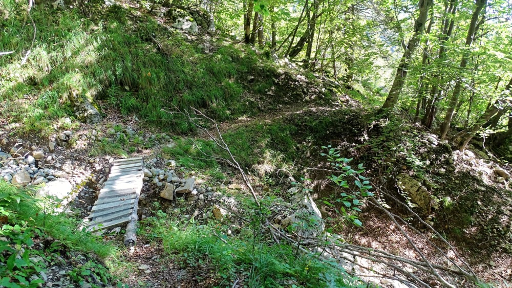 randonnée au passage du Fourneau  massif de la Chartreuse