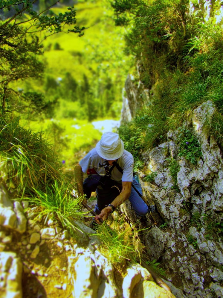 randonnée dans le  massif de la Chartreuse au Mont Granier  Pas des Barres