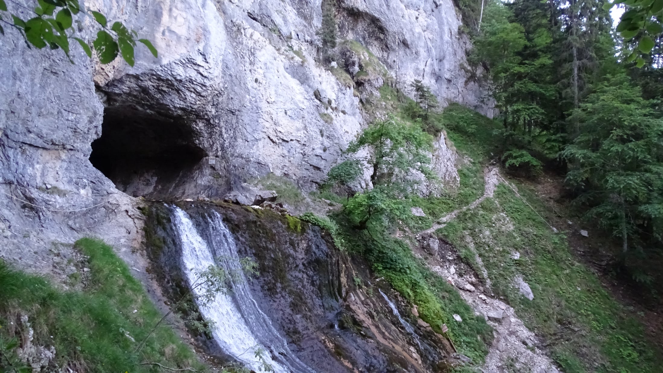 Le col de Bellefont massif de la Chartreuse paysage naturel en randonnée