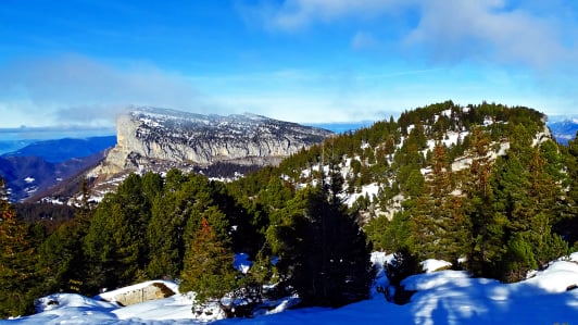 Randonnée au col ou pas de Belles Ombres massif de la Chartreuse France