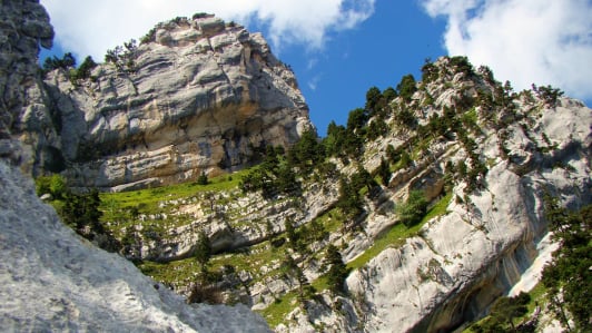 Les sangles de Belles Ombres randonnée massif de la Chartreuse France