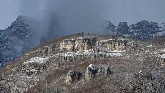La Pierre Aiguille du Touvet  randonnée massif de la Chartreuse France