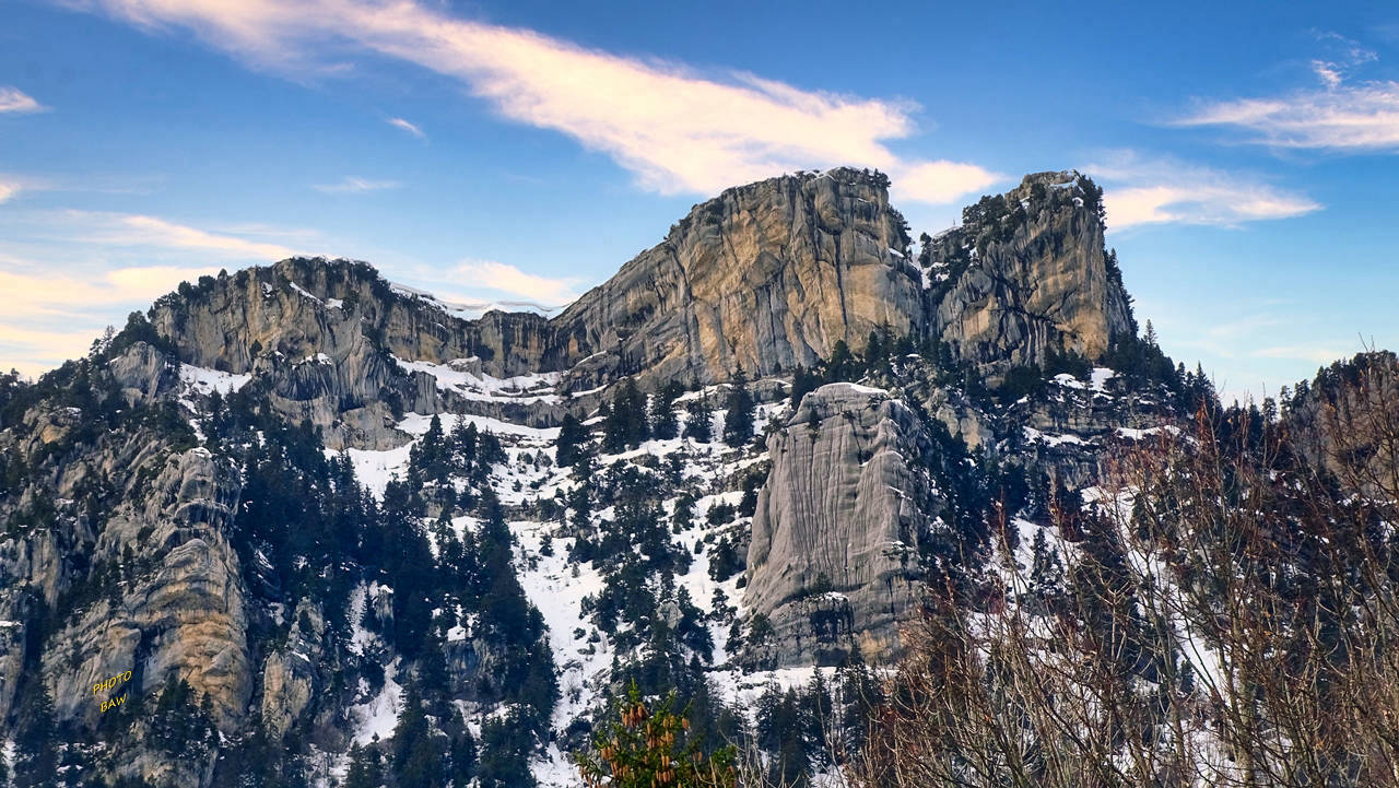 Rochers et sangle de Belles ombres randonnée en Chartreuse