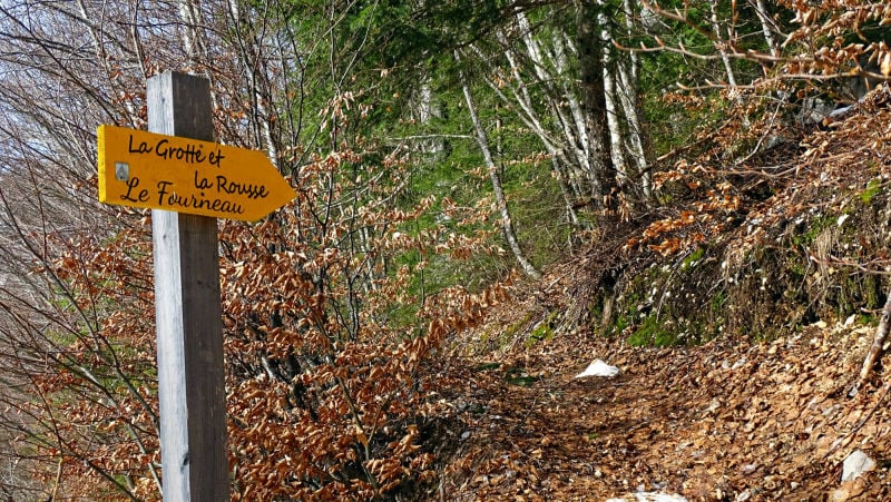 randonnée au pas et à la grotte de la Rousse massif de la Chartreuse