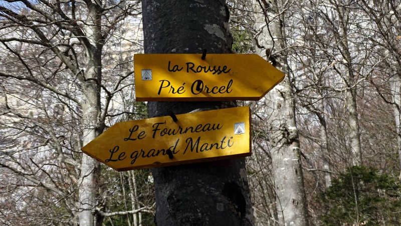 randonnée au pas et à la grotte de la Rousse massif de la Chartreuse