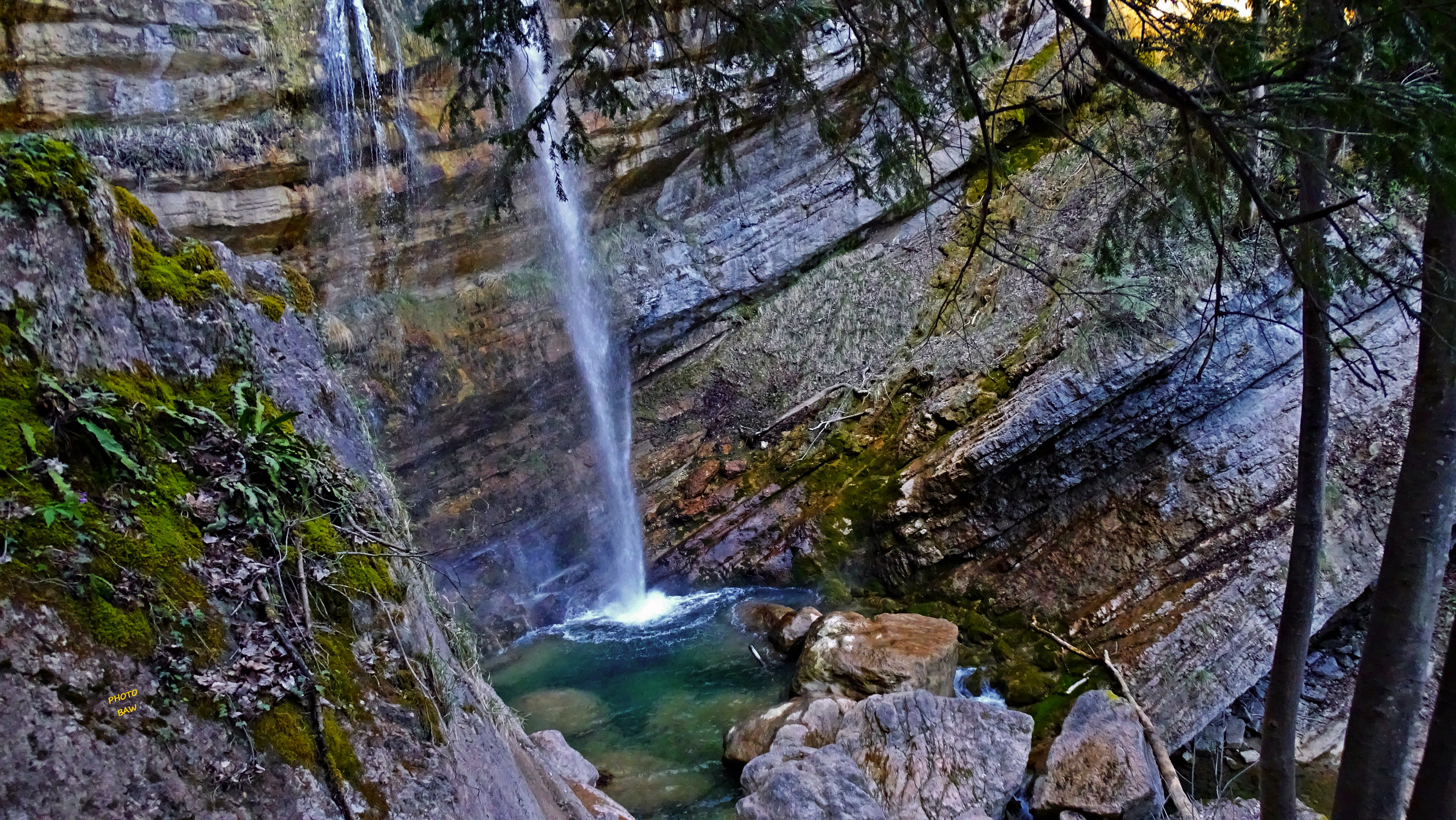 randonnée à la grande cascade d'Alloix  massif de la Chartreuse