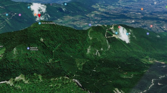 La Dent de Corbeley  randonnée massif de la Chartreuse France