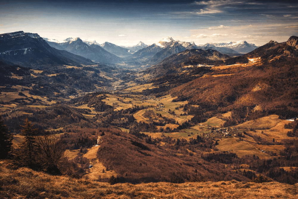 Panorama depuis le Mont Joigny massif de la Chartreuse