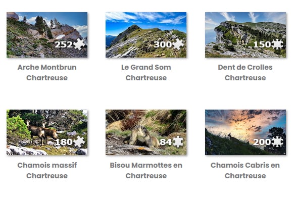 Puzzles paysages et panoramas du massif de la Chartreuse en randonnée