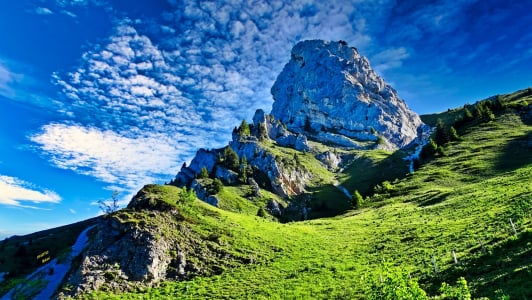 Le Roc et la Cabane de Bellefont  randonnée massif de la Chartreuse France