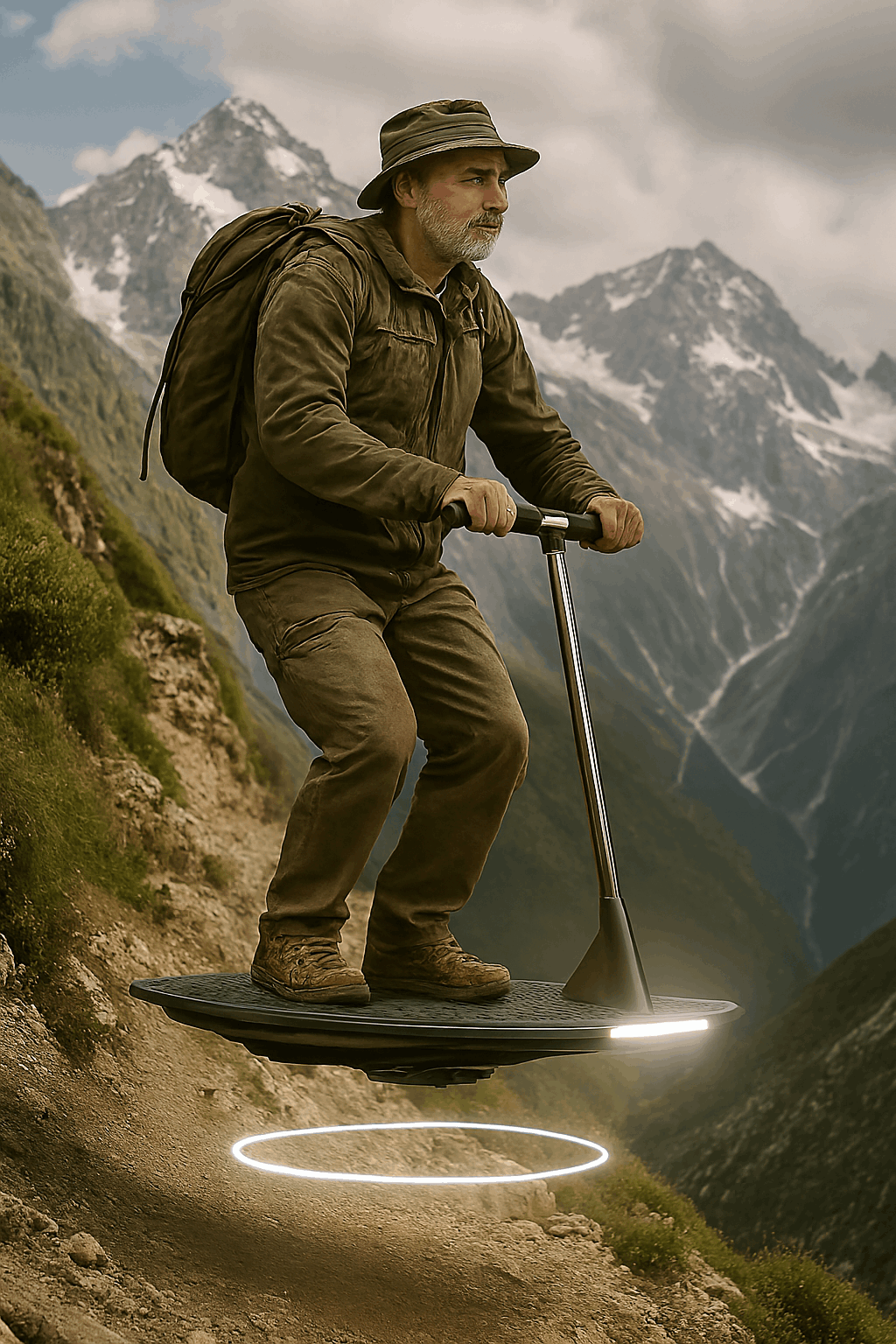 image générée par IA randonnée massif de la Chartreuse  